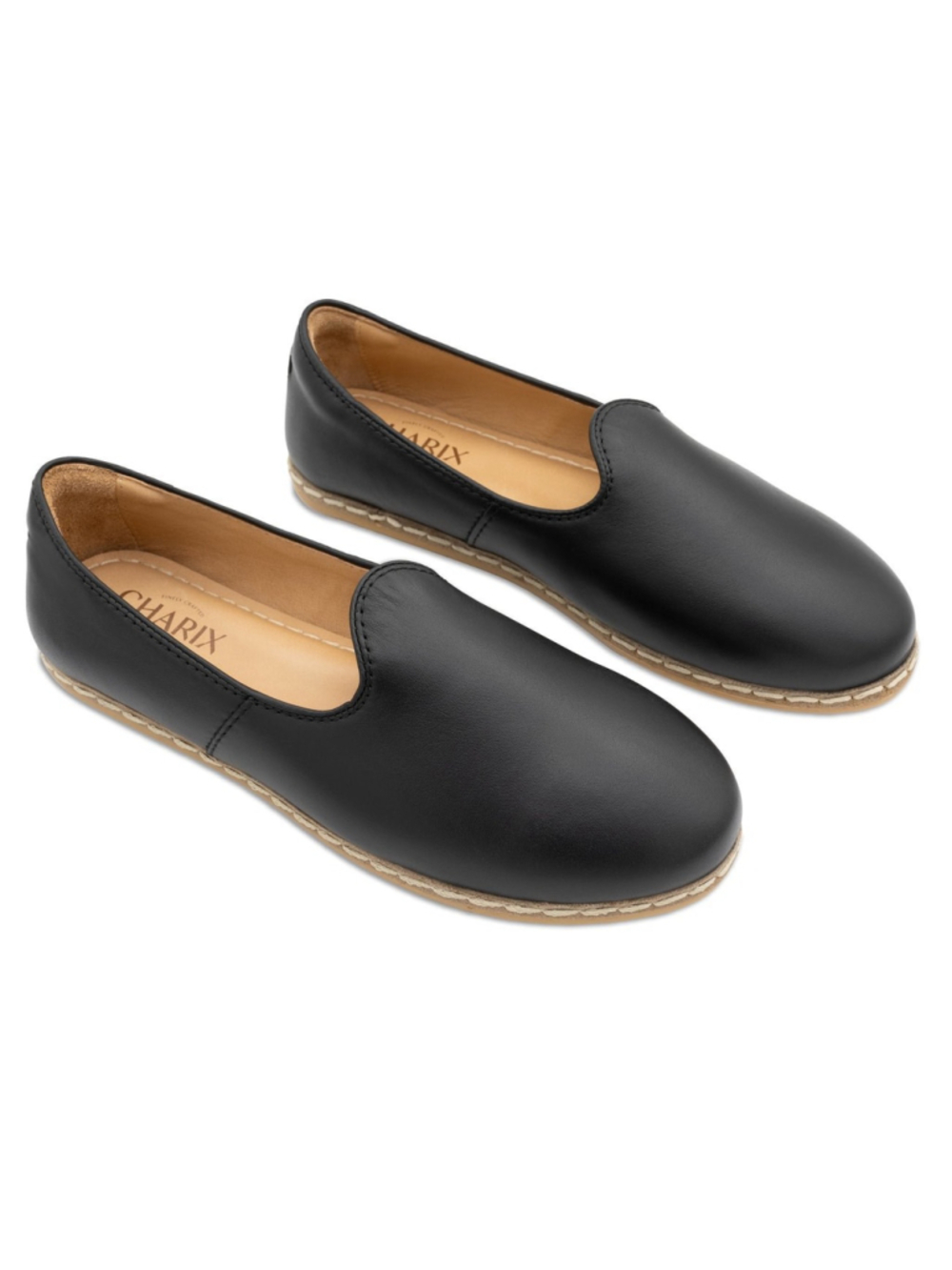 New Charix Womens Black Slip-On Shoes